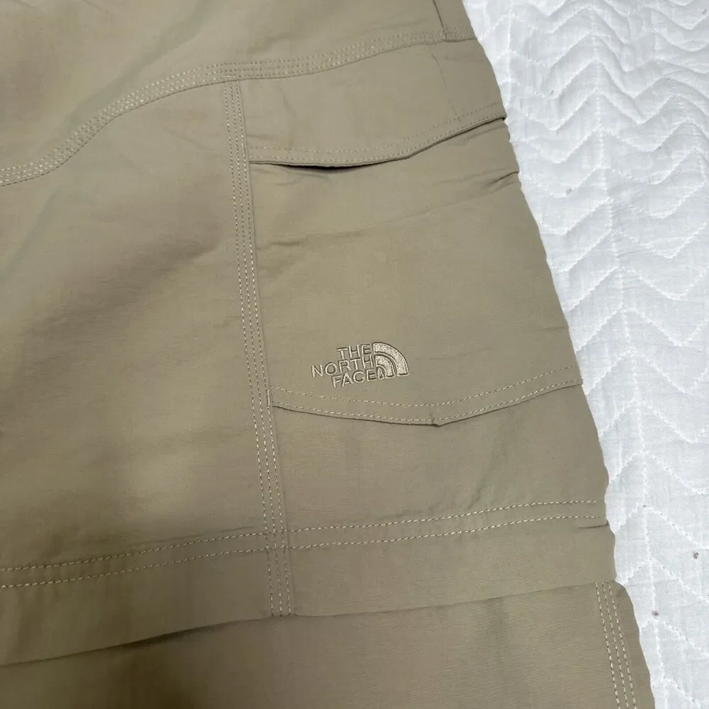North Face Mens XL Paramount‎ Trail Convertible Pants Hiking Tan Khaki !